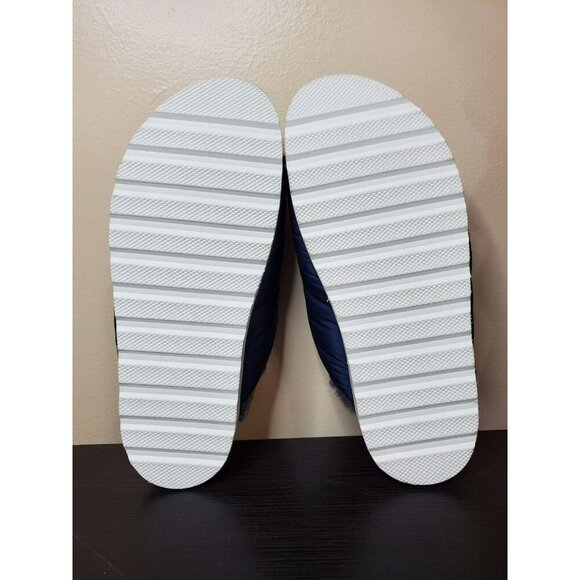 Ross & Snow Las Vegas Men's Navy Wool Lined Puff Slide Size 12 Italy MSRP $325 - Picture 8 of 8